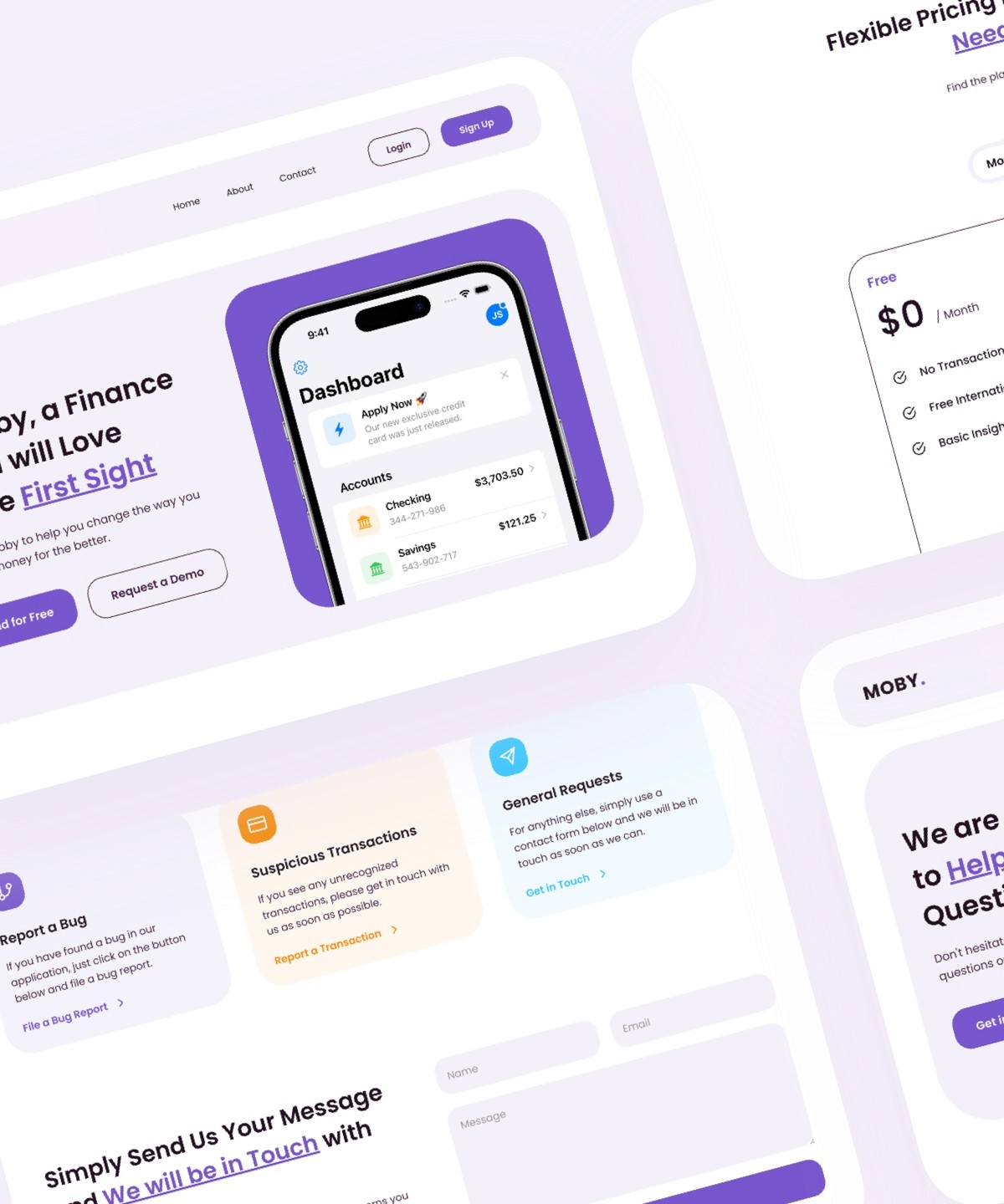 Moby — Mobile Application Website Template