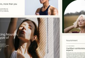 Nourish is a minimal health and wellness template for Framer that comes with a blog and an elegant design. It is designed to be intuitive and help you showcase your brand