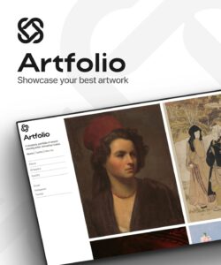 Artfolio is a no-code Framer template designed for artists to show off their best pieces. It features a sleek and uncluttered look
