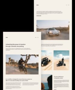 Sudo is an elegantly designed portfolio template for photographers