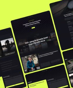 "Tempo" is an ideal website template for Framer