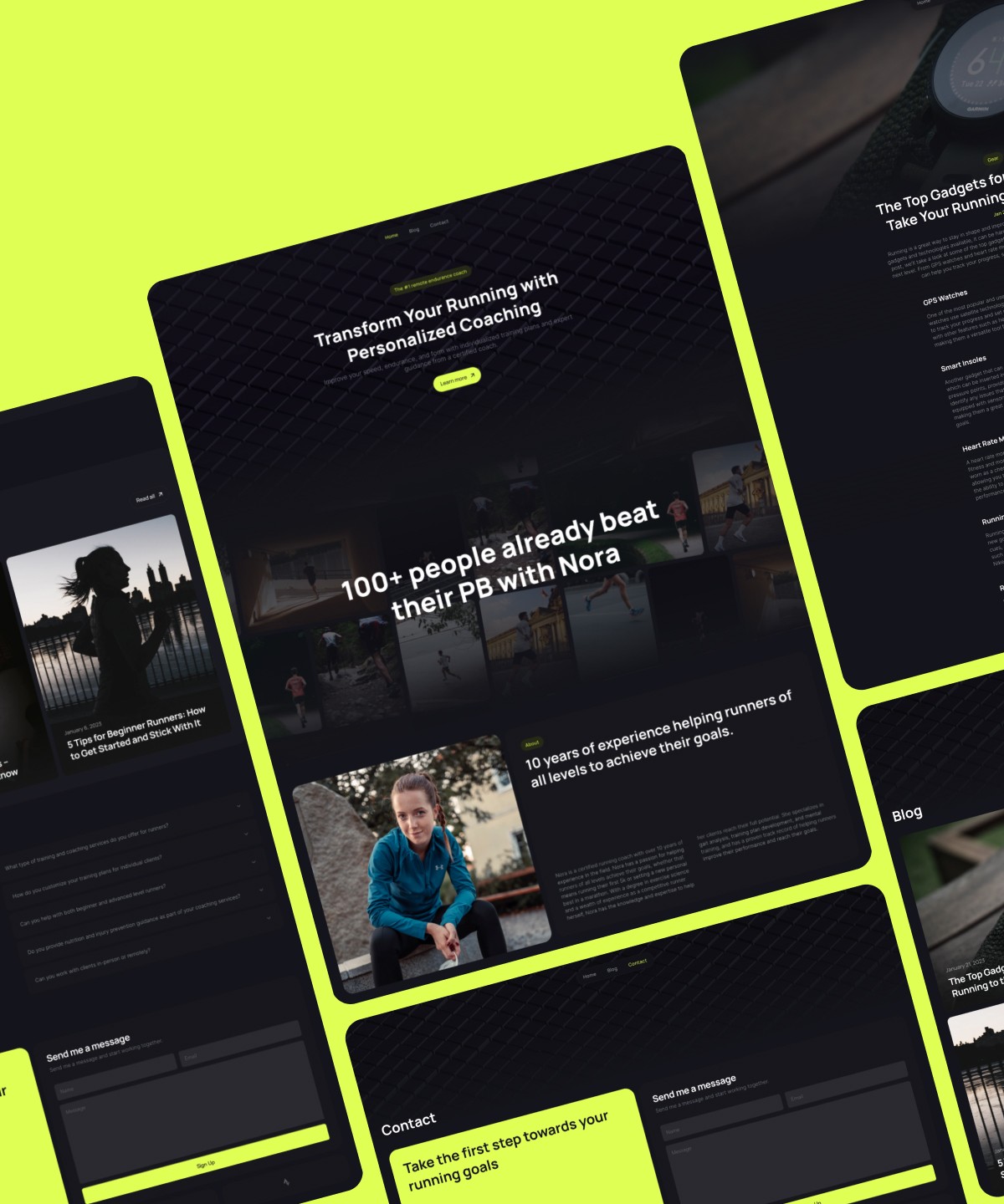 Tempo – Personal trainers, Coaches & Creative professionals website