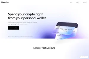 Discover Crypto/Fintech Landing - the ideal landing page for your crypto or fintech venture.