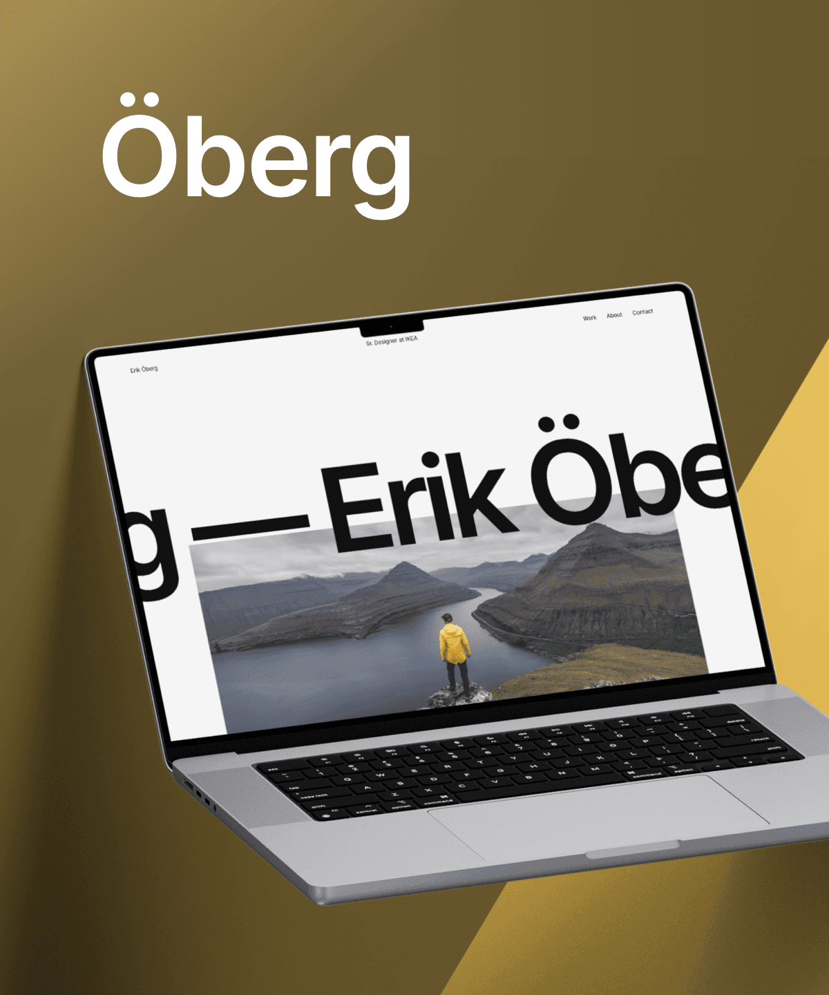 Behold Öberg - a marvelous personal portfolio template created with designers in mind. This template boasts a simple Scandinavian style