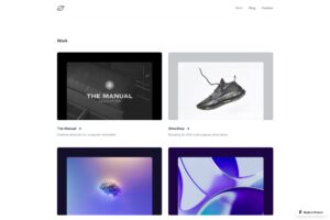 This minimal personal portfolio and blog template was inspired by oliur.com. It features a special homepage designed to showcase your personality and a work and blog section.