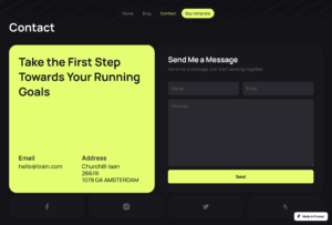 "Tempo" is an ideal website template for Framer