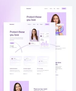 This template is ideal for software startups that need a modern and clean design