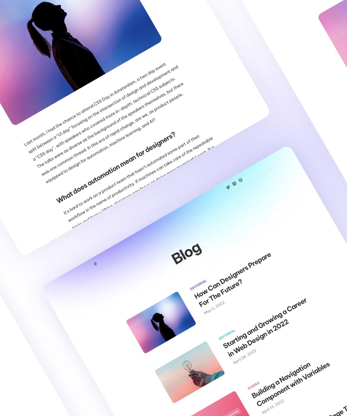 Blog Website Template