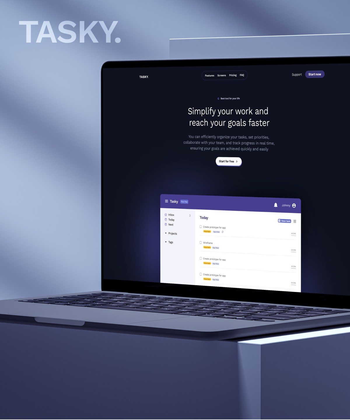 Tasky — Product Template