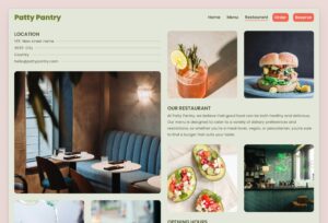 Are you a restaurant or food truck in search of a modern and professional way to present your scrumptious meals and draw in more patrons? Patty Pantry is a website template crafted especially for the food industry.