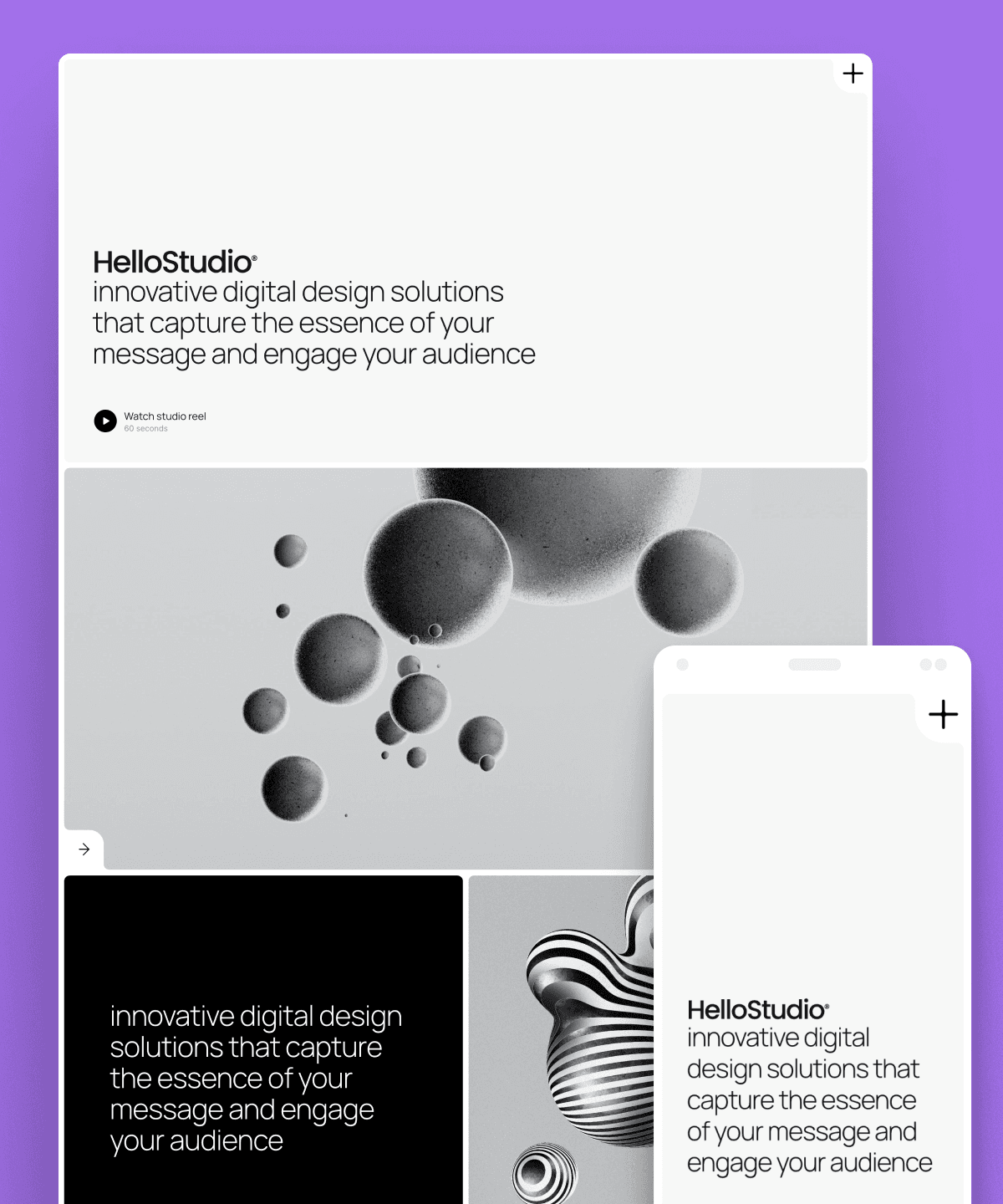 HelloStudio  — Agency Template