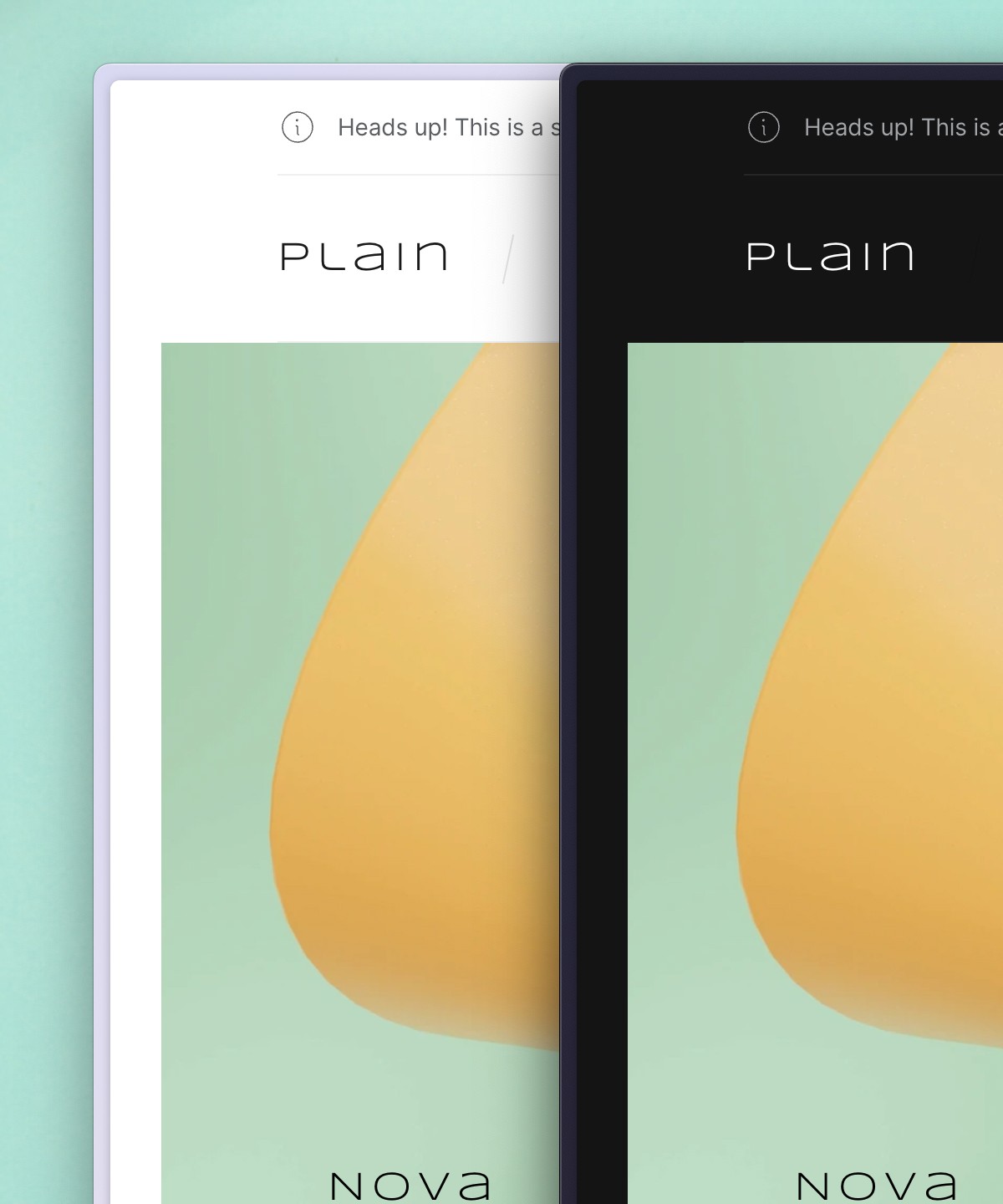 Plain — Portfolio Template