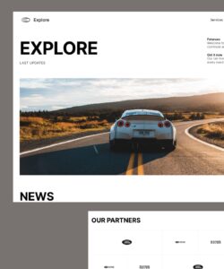 Explore is an ideal template for small and medium-sized businesses looking to promote themselves. It offers two different home page designs to suit different needs.