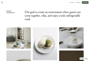 Create an Impressive Site for Your Culinary Business The Loop restaurant website template can help you craft an impressive website for your culinary business. This template is equipped with a modern and stylish design