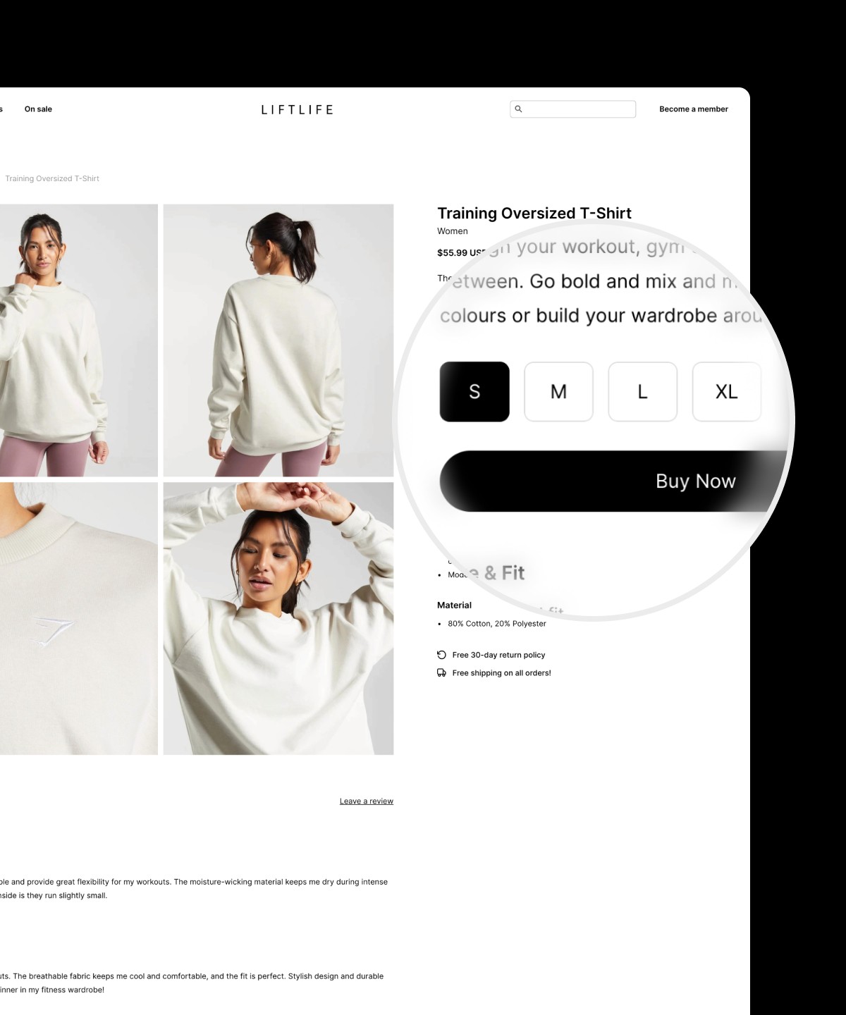 Liftlife — Ecommerce Template