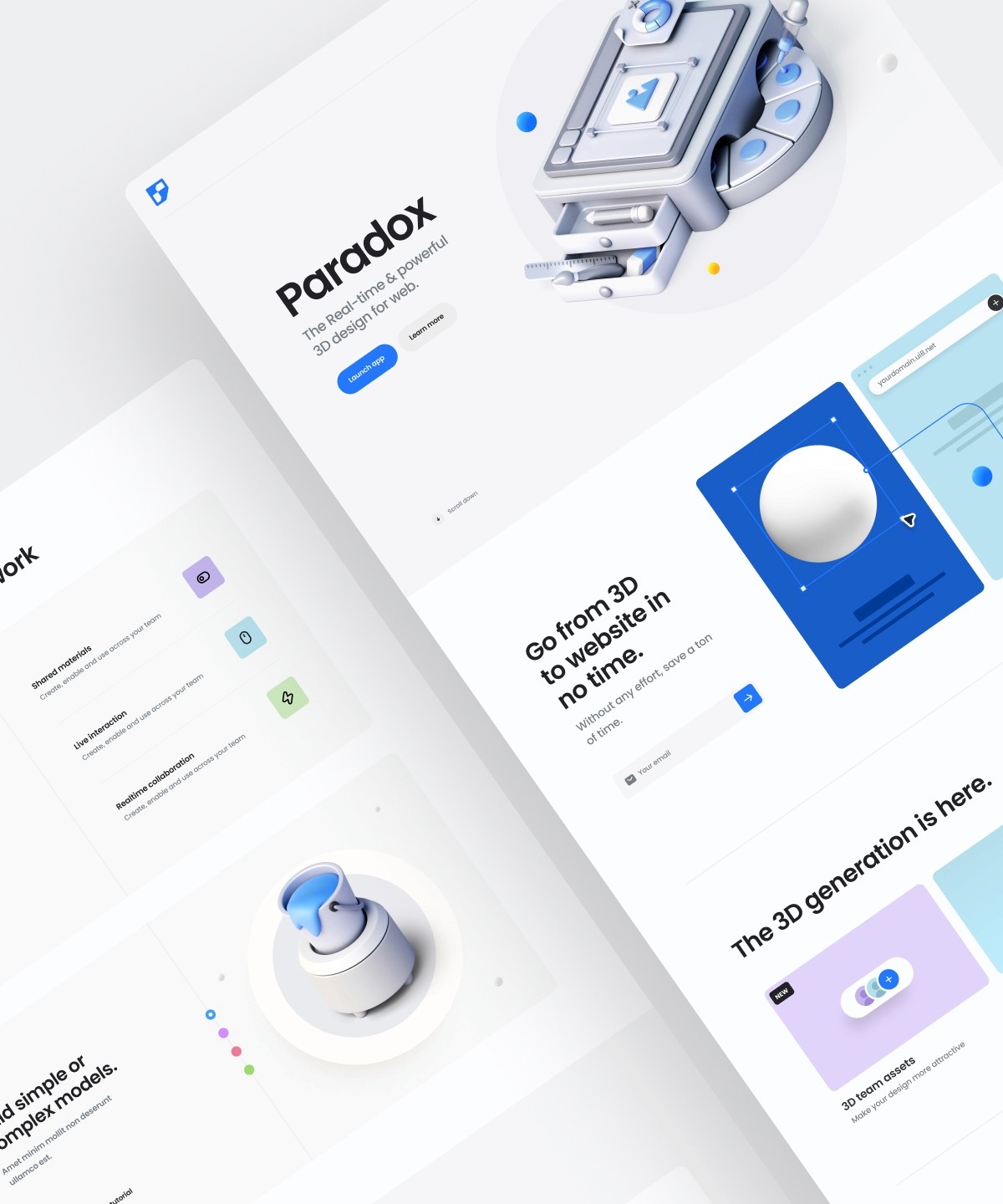 Paradox — Startup Website Template