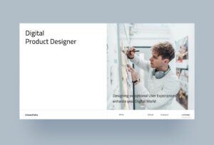 Design Pilot is an ideal portfolio site for Designers to flaunt their skills. It is also suitable for Photographers